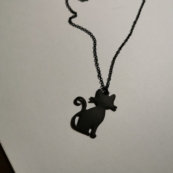 Black Cat necklace - Picture 1 of 3